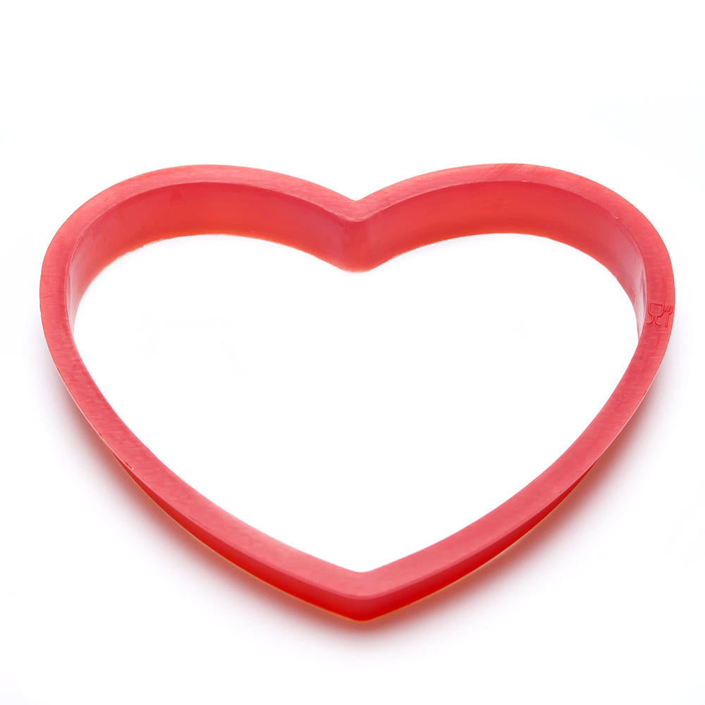 6pcs,set Heart Shaped plastic Cake mold cookie cutter biscuit stamp Sugarcraft cake decorations Image 5