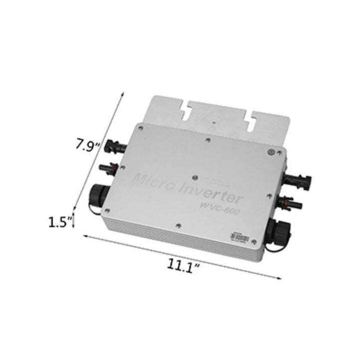 600W MPPT Waterproof Solar Grid Tie Inverter DC to AC 220V Micro (600w 220v) Image 4