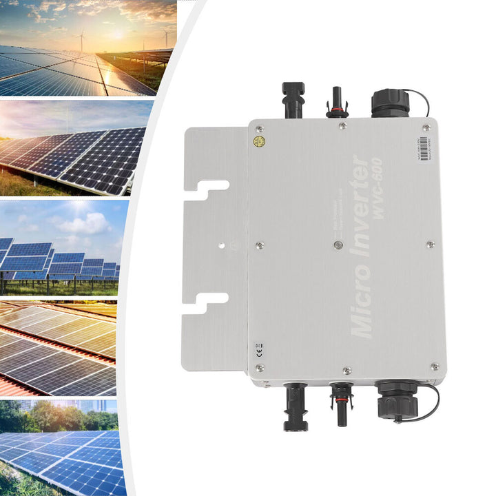 600W MPPT WIFI Solar PV Grid Tie Micro Inverter DC to AC Waterproof IP65 Image 1