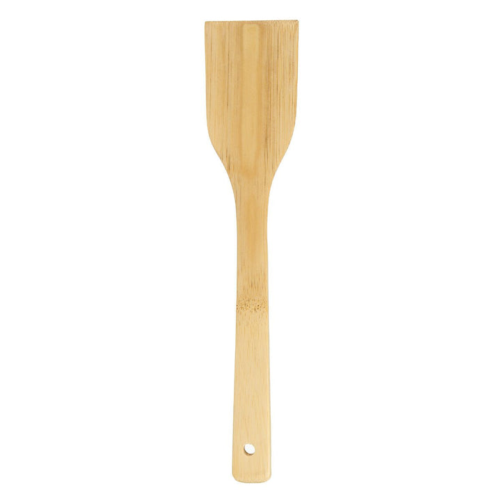 8PCS Bamboo Nonstick Cooking Utensils Wooden Spoons and Spatula Utensil Set Image 4