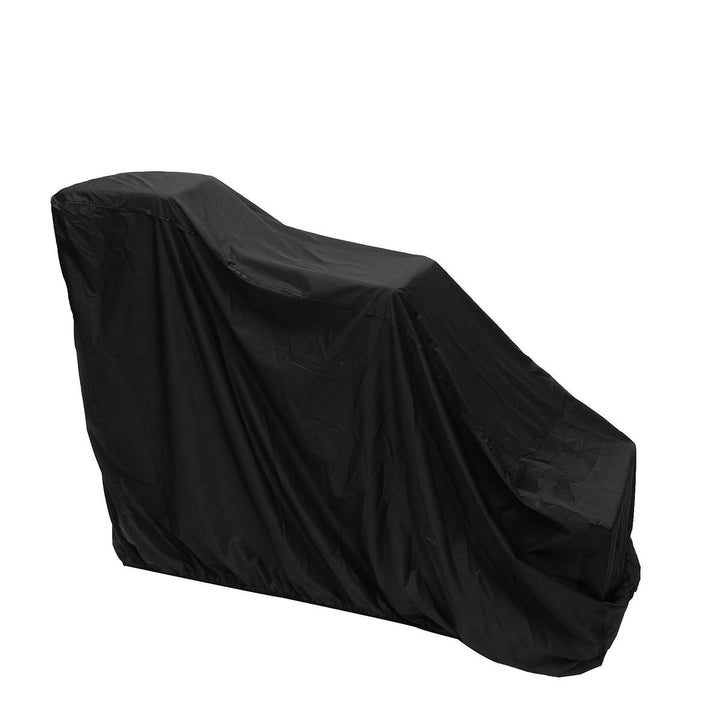 Black Polyester All Weather Protective Snow Thrower Cover 158x77x110cm Image 3