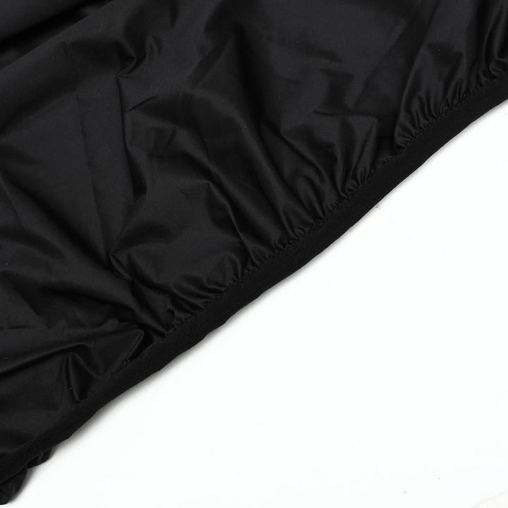 Black Polyester All Weather Protective Snow Thrower Cover 158x77x110cm Image 7