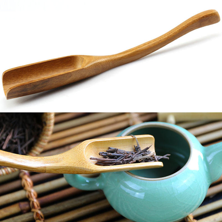 Bamboo Tea Spoon Curved Tea Spoon Tea Leaves Measurement Kungfu Tea Acessaries Image 3