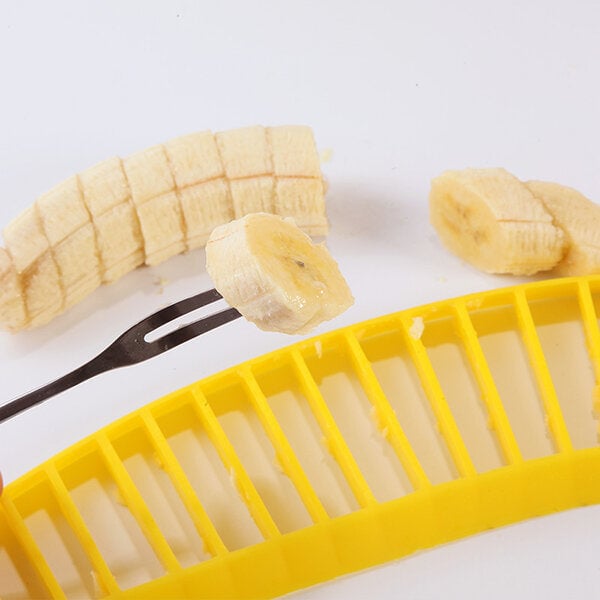 Banana Slicer Banana Cutter Chopper Fruit Salad Sundaes Chopper Kitchen Fruit Tool Salad Accessory Image 2