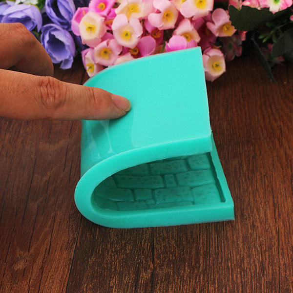 Brick Fondant Cake Mold Silicone Cake Decoration Mould Image 3