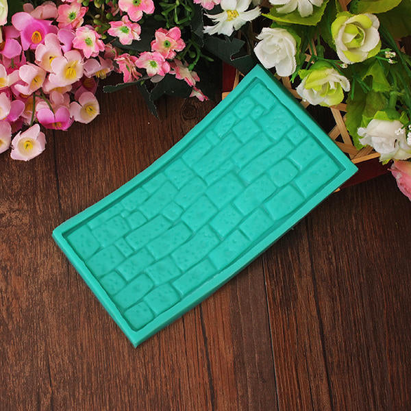 Brick Fondant Cake Mold Silicone Cake Decoration Mould Image 5