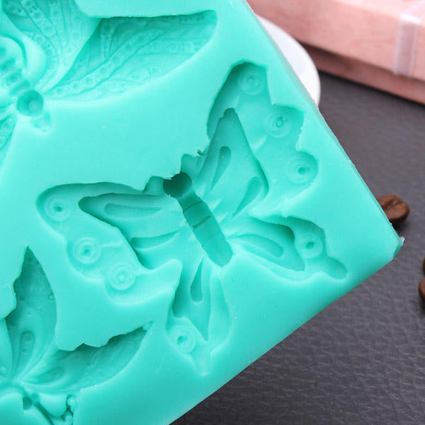 Butterfly Silicone Fondant Cake Mold Soap Mold Chocolate Mold Image 2