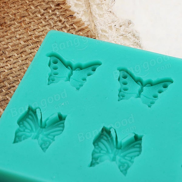 Butterfly Chocolate Mold Fondant Pastry Mould Cake Decoration Creative Baking Tools Image 3