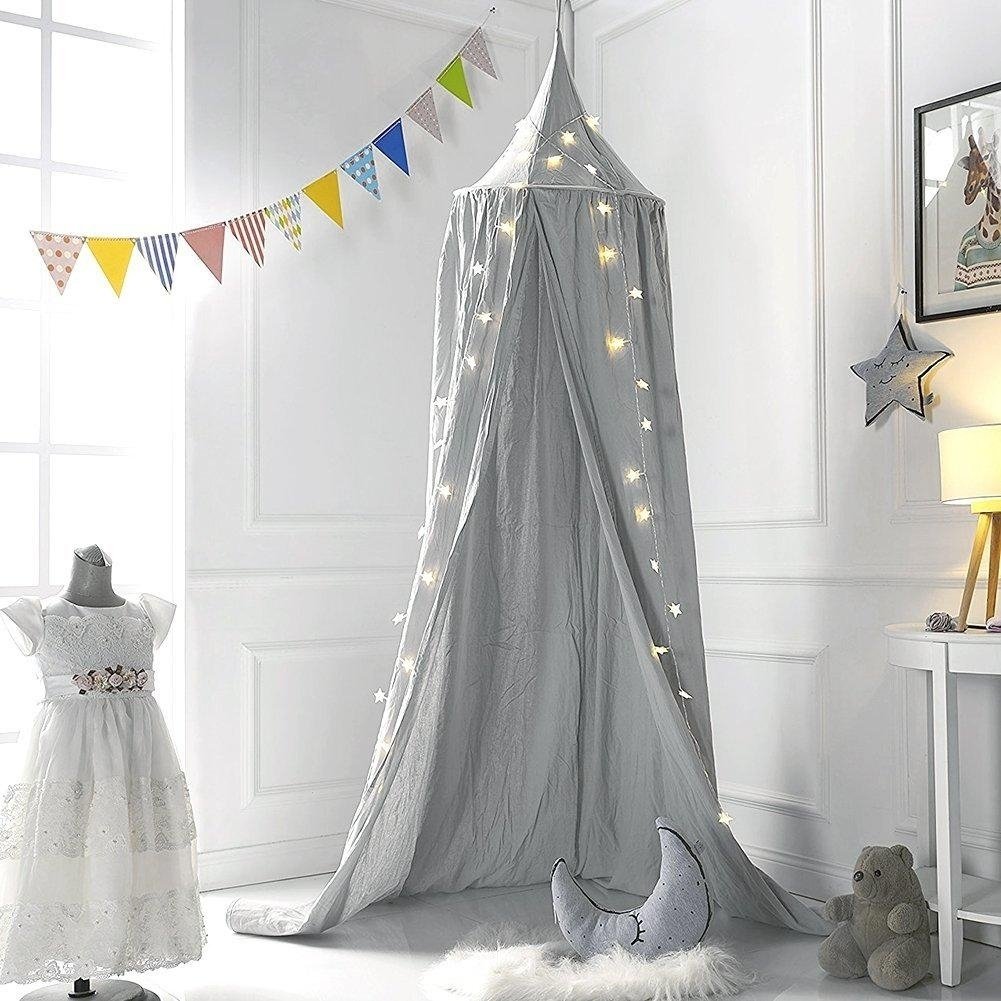 Child Baby Bed Canopy Netting Bedcover Mosquito Net Curtain Bedding Dome Tent DTTT Image 2