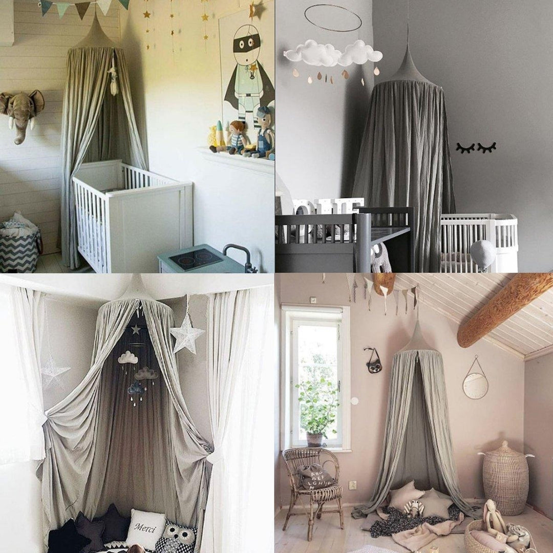 Child Baby Bed Canopy Netting Bedcover Mosquito Net Curtain Bedding Dome Tent DTTT Image 4