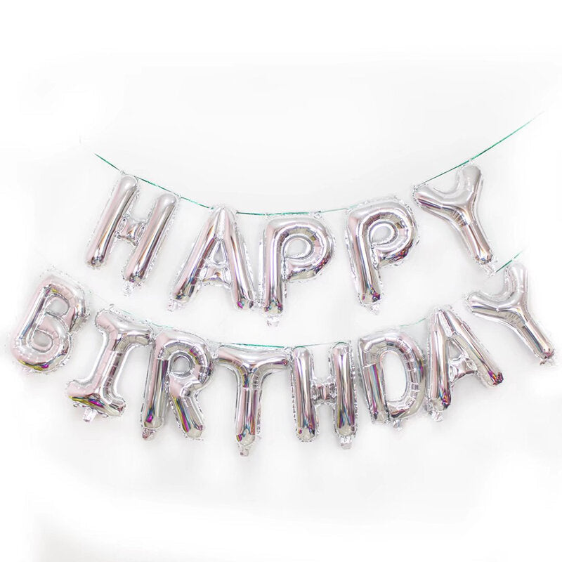 Birthday Letter Balloon Scene Layout Package Adult Romantic Hotel Party Background Wall Birthday Party Decoration Image 1