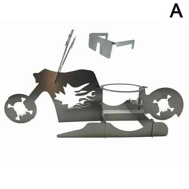 Chicken Stand Funny American Motorcycle BBQ Steel Rack Tools Funny Roast Chicken Rack Grilling Roast Rack for Party Image 7