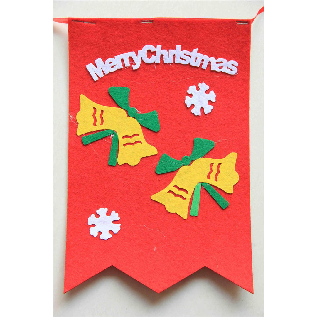 Christmas Party Home Decoration Hanging Flags Ornament Toys For Kids Children Gift Image 4