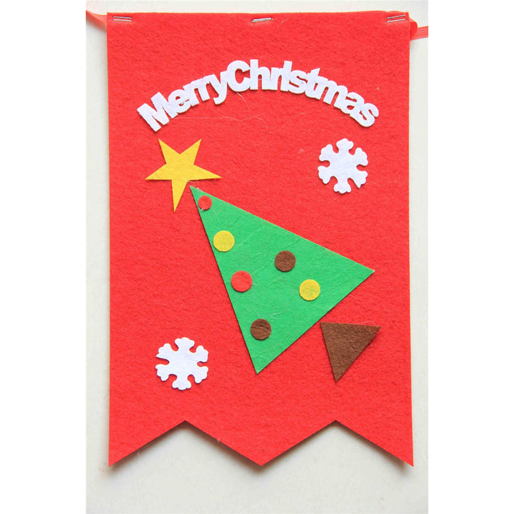 Christmas Party Home Decoration Hanging Flags Ornament Toys For Kids Children Gift Image 6