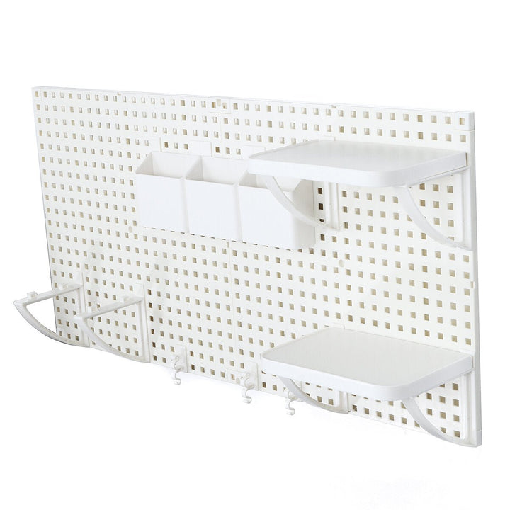 Display Wall Mount Storage Pegboard Organizer Shelf Holder For Vacuum Cleaner Image 1