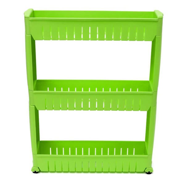 DIY Removable Creative Bathroom Kitchen Storage Shelves Crevice Shelf Household Rack Holder Room Image 6