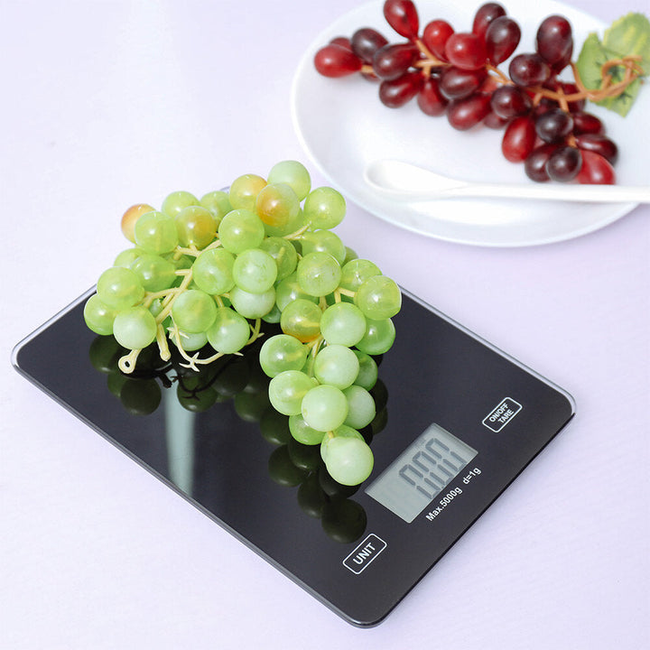 Digital Kitchen Toughened Glass Scale 1g,5kg Food Scale Ultra Slim Tempered Glass LCD Display Kitchen Baking Mesuring Image 6