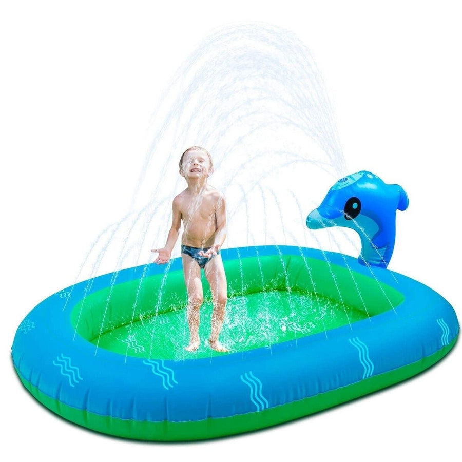 Dolphin Inflatable Water Jet Game Pool Lawn Game Pool Image 1