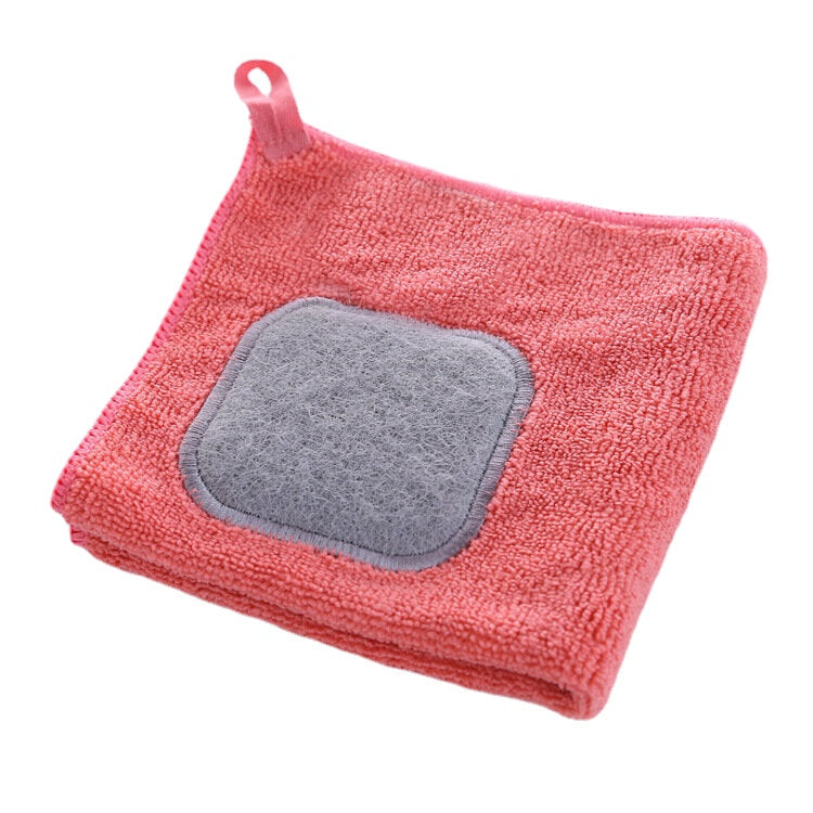 Convenient Ultra-multifunction Dishcloth comfortable Dish Towel Double Thick and Hangingable Image 1