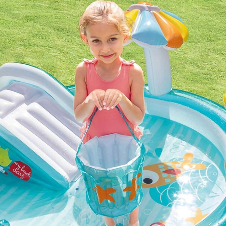 Crocodile Park Childrens Inflatable Swimming Pool Summer Play Pool Image 7