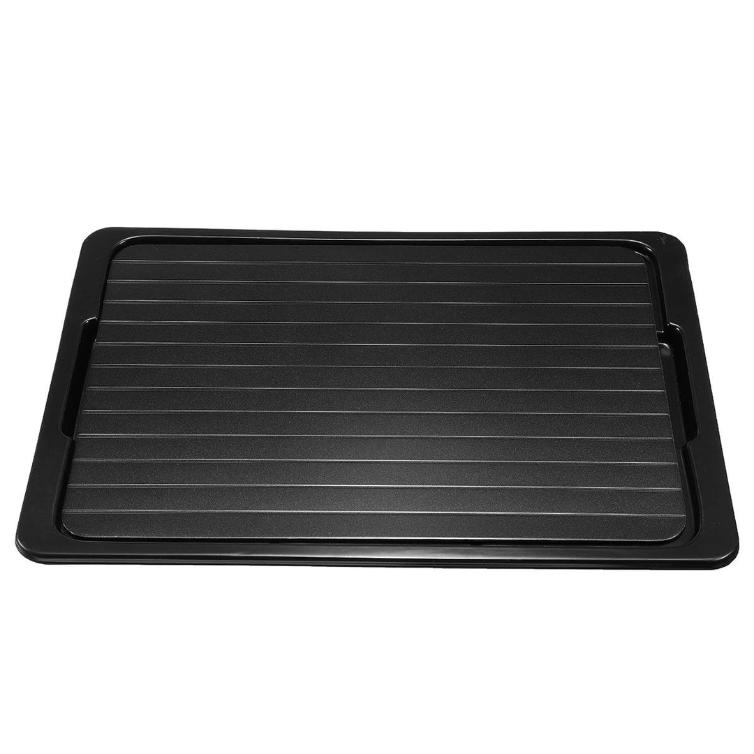 Defrosting Tray Thawing Plate Frozen Food Faster and Safer Way to Defrost Meat or Frozen Food Plate Image 10