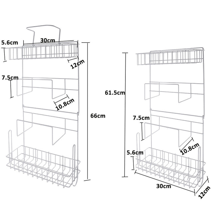 Five Tiers Steel Over Sink Dish Drying Rack Storage Multi-functional Arrangement for Kitchen Counter Image 7