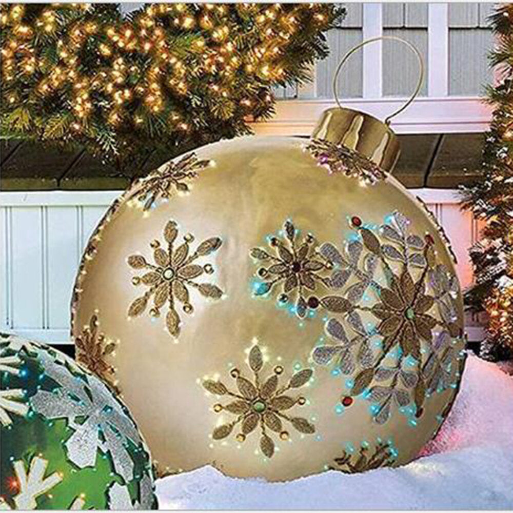 Giant Inflatable Outdoor Christmas Decoration Ball for Holiday Balloon Image 8