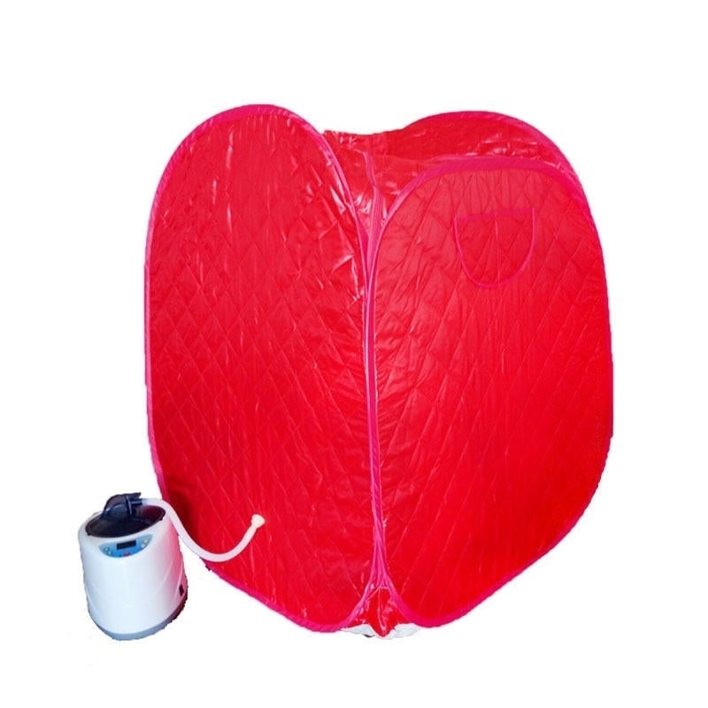 Free Inflatable Household Single Sweat Steamer Sauna Bath Folding Box Image 1