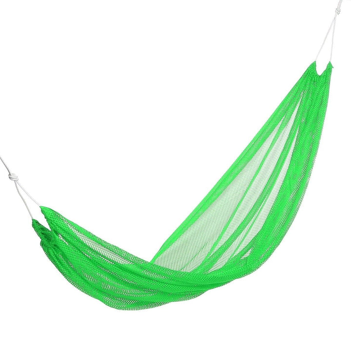 Hammock Portable Outdoor Garden Hang Travel Camping Swing Canvas Stripe Home Image 5