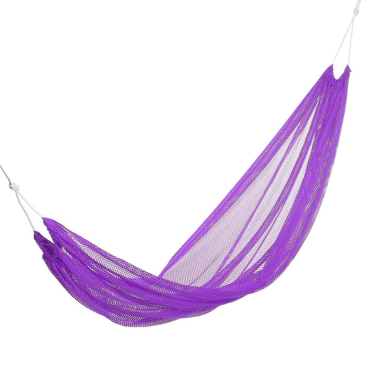 Hammock Portable Outdoor Garden Hang Travel Camping Swing Canvas Stripe Home Image 8