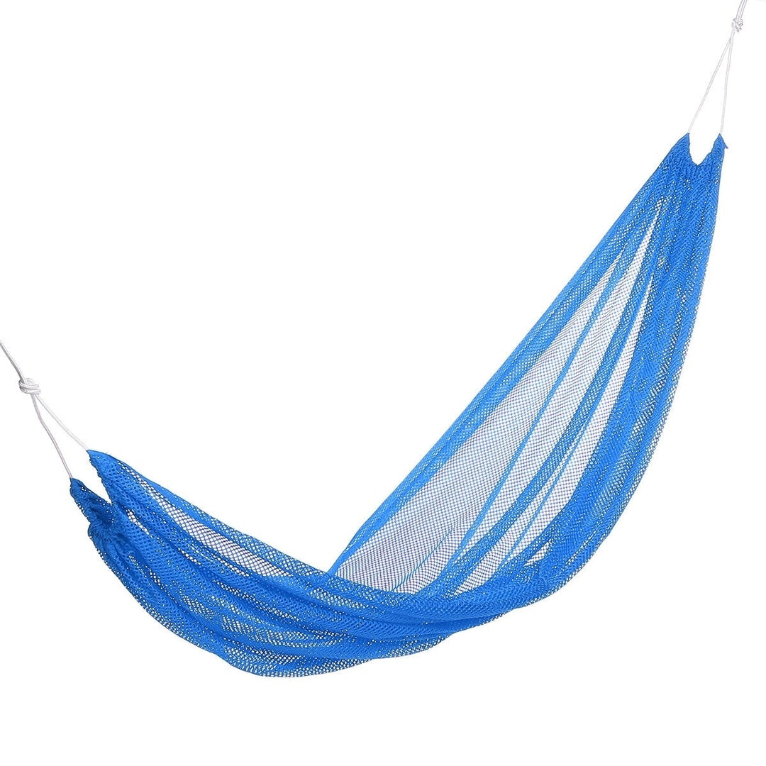 Hammock Portable Outdoor Garden Hang Travel Camping Swing Canvas Stripe Home Image 10