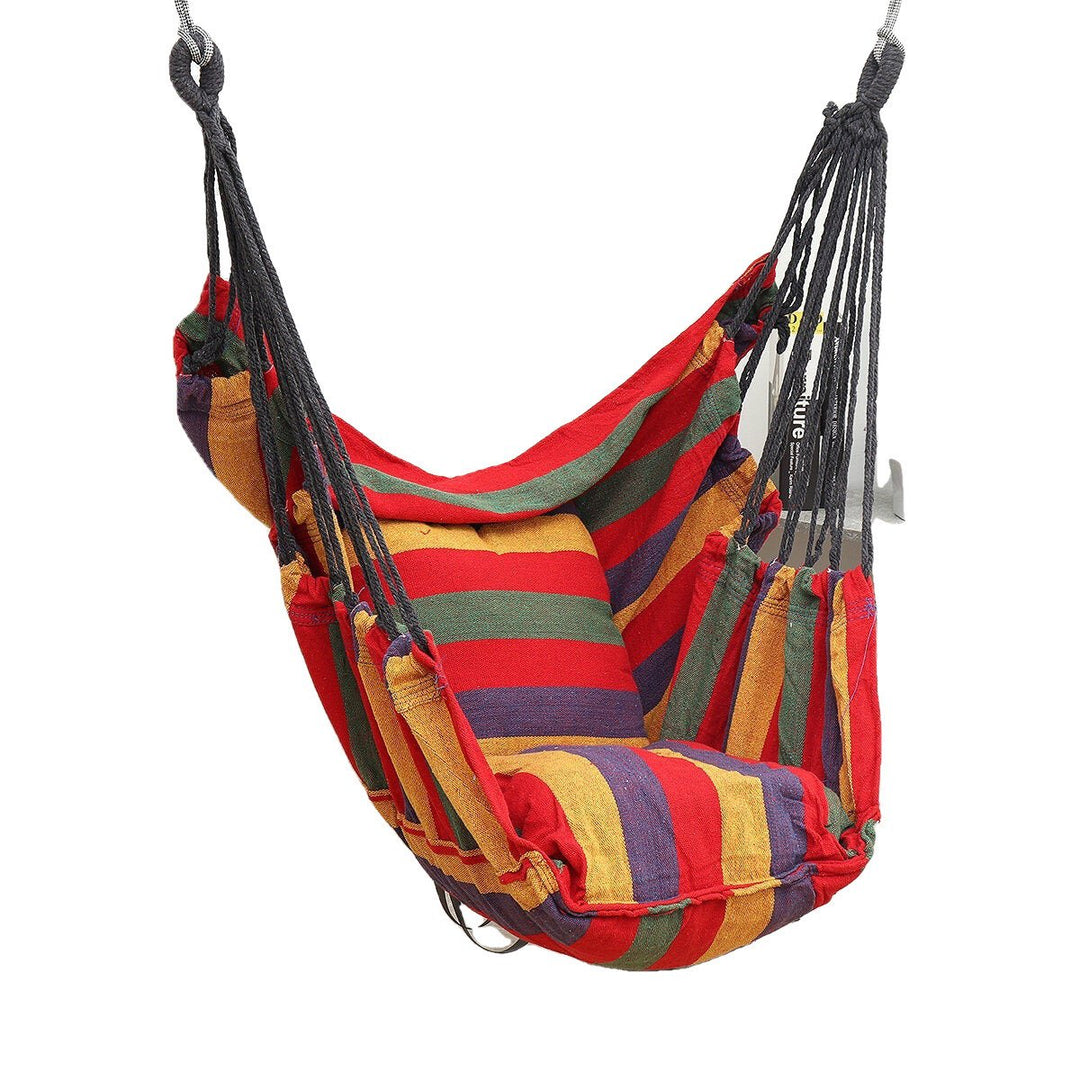 Hammock Cotton Rope Sky Chair Swing Seat Cushion Garden Outdoor Indoor Image 8