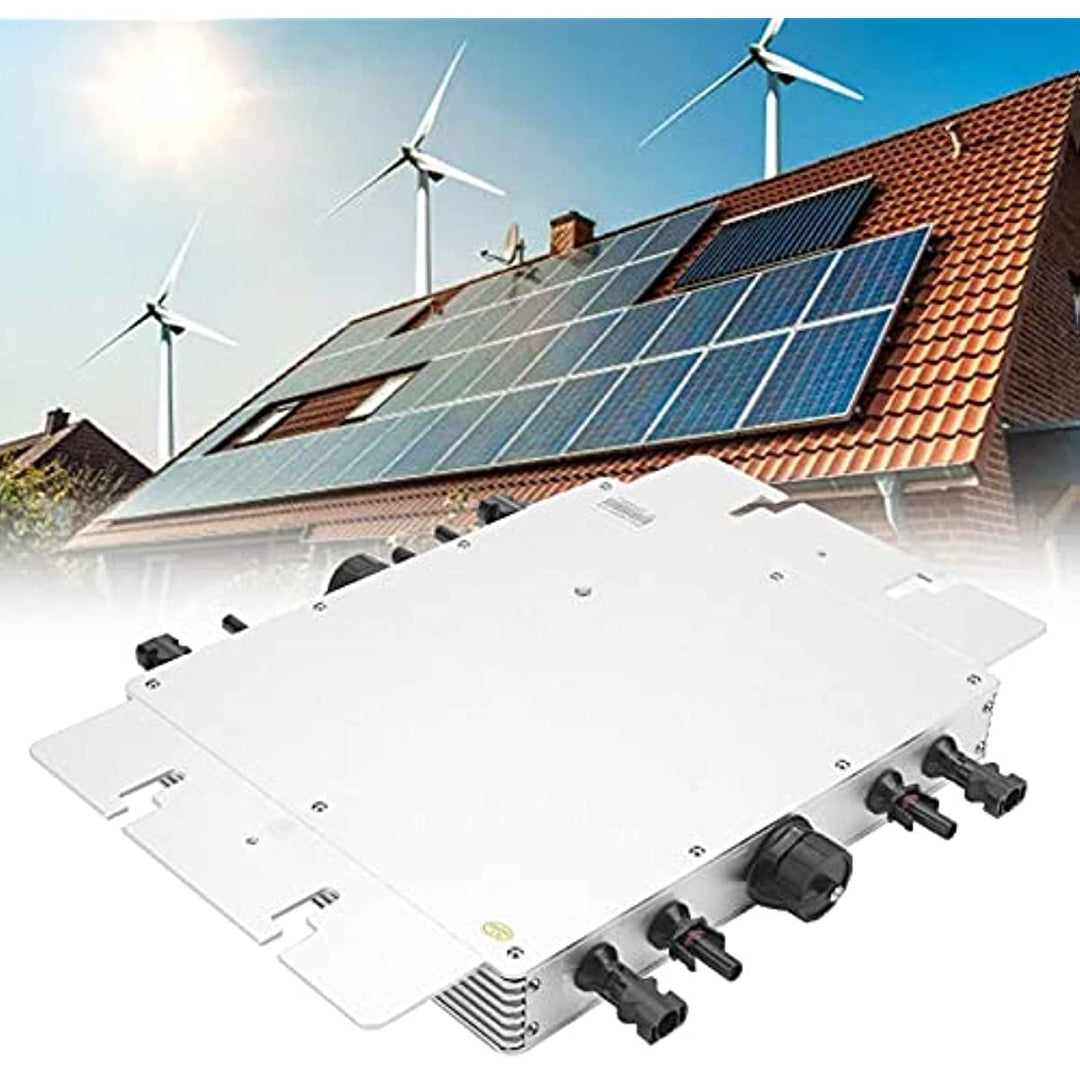 Grid Related Solar Inverter, 1400W IP65 Waterproof WiFi Monitoring 110,220V Output, Electric Auxiliary Micro Inverter Image 3