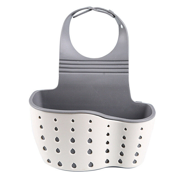 Kitchen Sponge Drain Holder Suction Cup Sink Shelf Soap Sucker Storage Rack Basket Wash Cloth Image 7