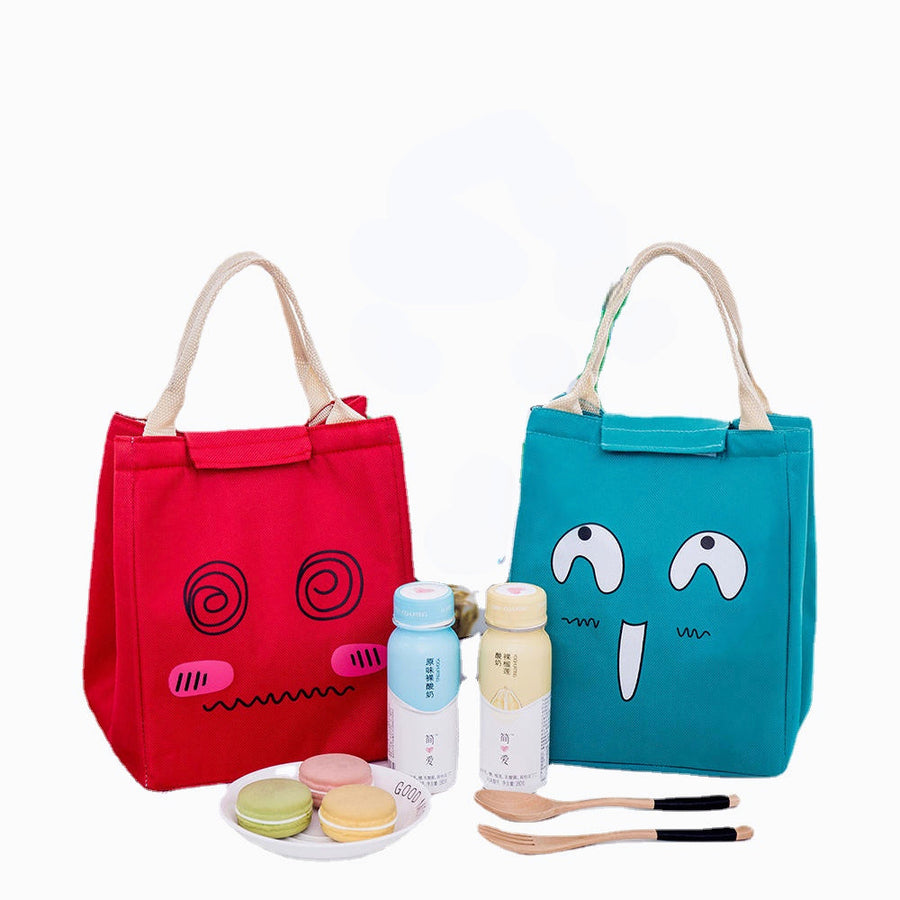 Lunch Tote Bag Portable Picnic Cooler Insulated Handbag Food Storage Container Image 1