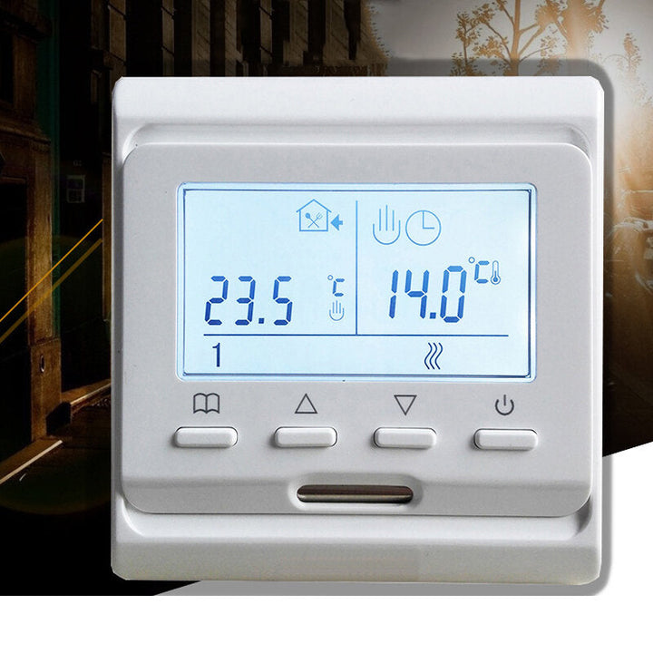 LCD Programmable Smart Thermostat Digital Display Temperature Controller for Electric Floor Heating Room Air Image 4