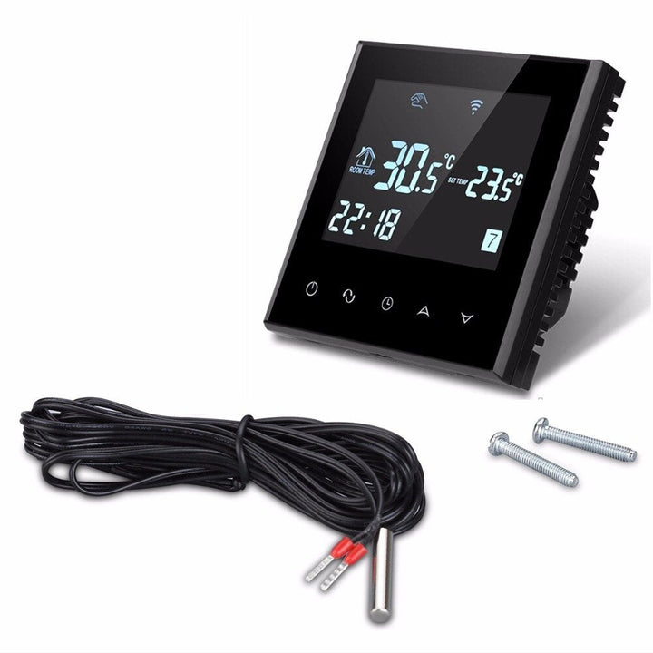 LCD Touch Screen Thermostat Warm Floor Heating System Thermoregulator Temperature Controller Image 3