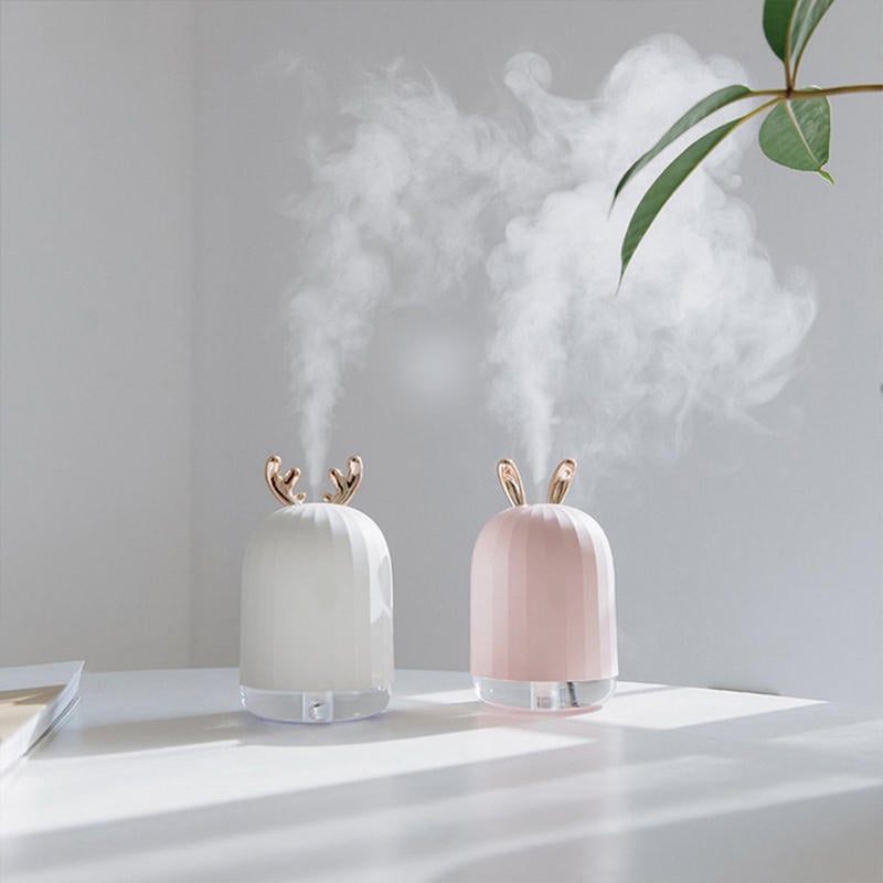 Mini Rabbit Elk Air Humidifier Purifier Aroma Diffuser USB Charging Mist Maker Air Purifier Image 3