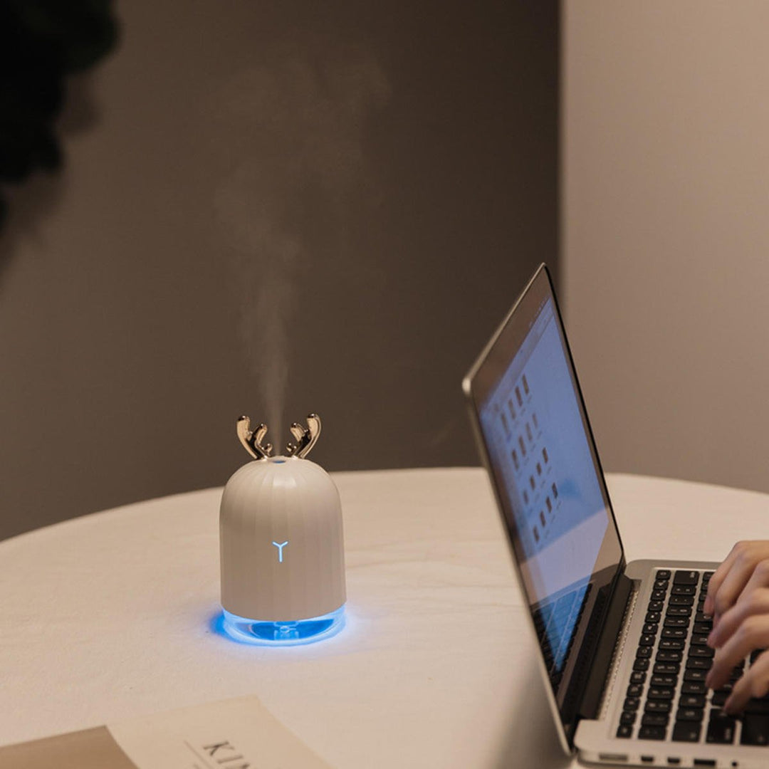 Mini Rabbit Elk Air Humidifier Purifier Aroma Diffuser USB Charging Mist Maker Air Purifier Image 6