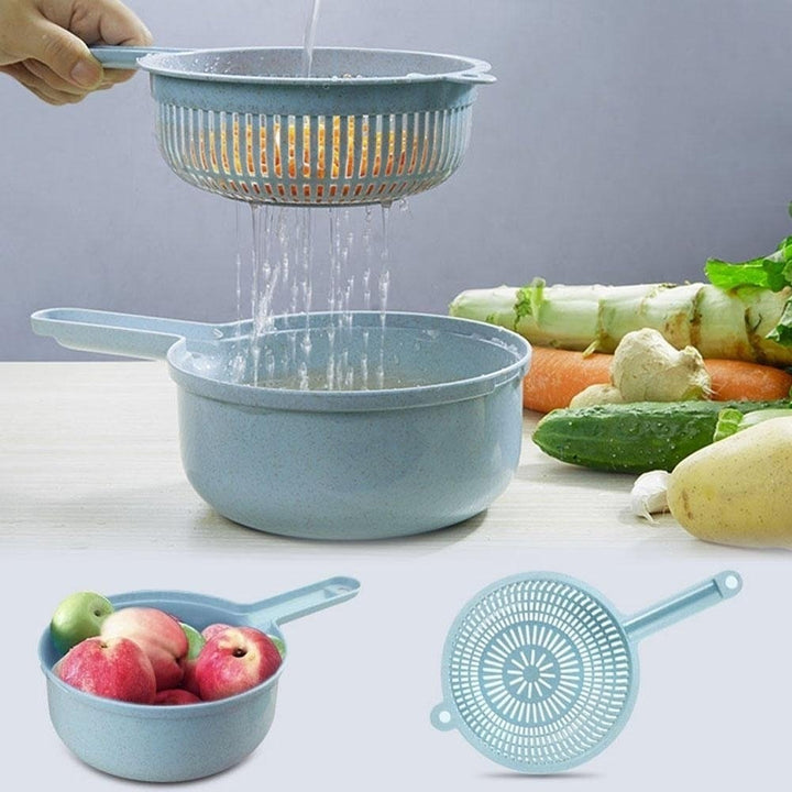 Multi-functional Manual Vegetable Fruit Potato Cutting Cutter Disc Processor Chopper Machine Kitchen Slicer Tools Set Image 8