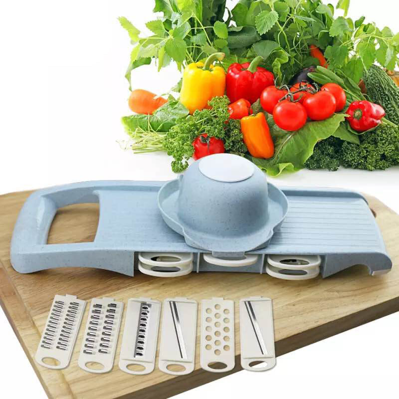 Multi-Function Vegetable Cutter with Steel Blade Mandoline Slicer Fruit Grater for Kitchen Cutting Tool Image 5