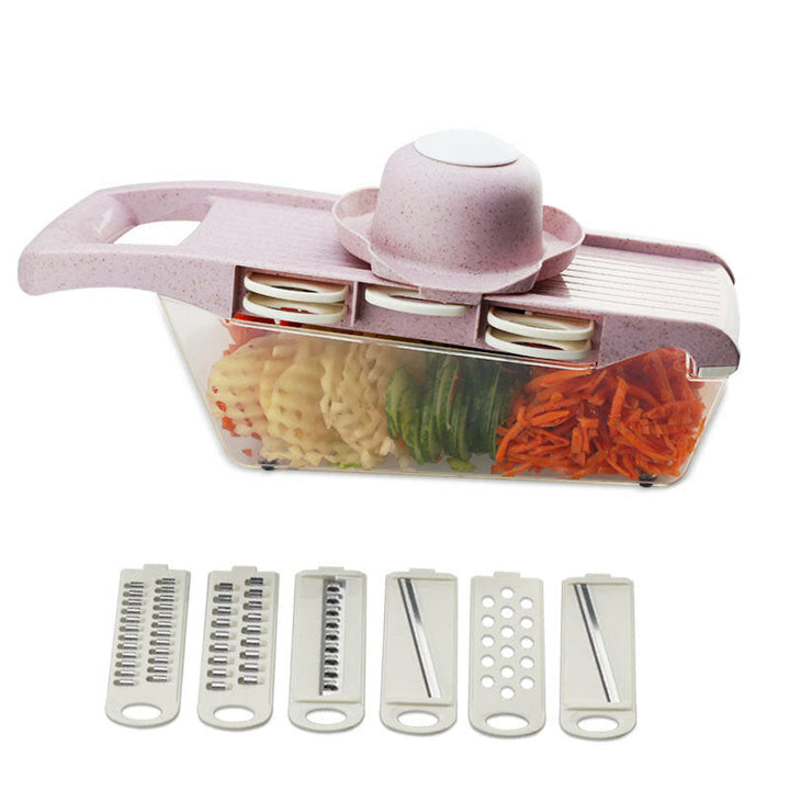 Multi-Function Vegetable Cutter with Steel Blade Mandoline Slicer Fruit Grater for Kitchen Cutting Tool Image 7