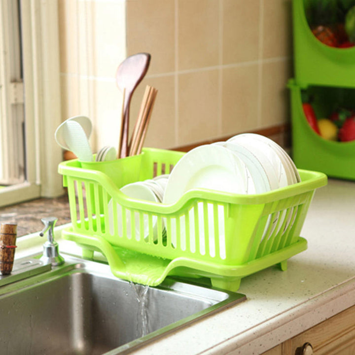 Multi-functional Drain Bow Rack Plastic Dishes Drainboard Free Disassembly Storage Drain Shelf Image 5