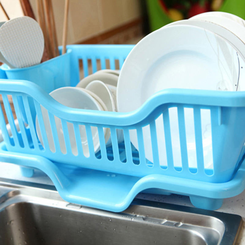 Multi-functional Drain Bow Rack Plastic Dishes Drainboard Free Disassembly Storage Drain Shelf Image 6