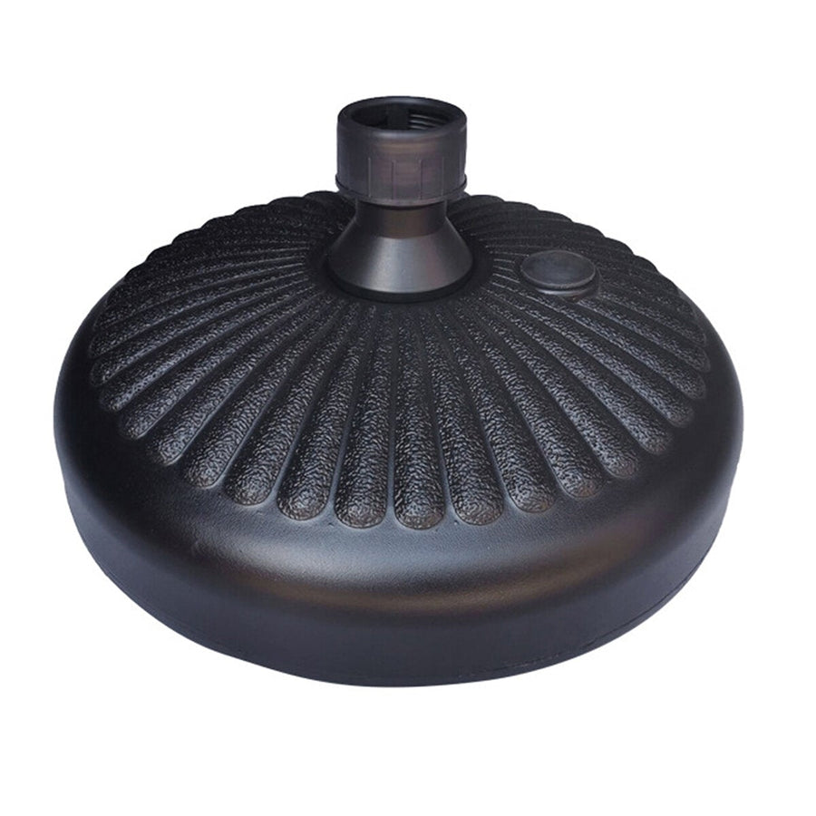 Patio Umbrella Base Round Sand Injection Beach Pillar for Outdoor Image 1