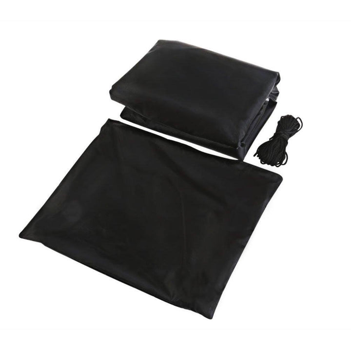 Patio Protective Furniture Cover Black Rectangular Extra Large Waterproof Dustproof Folding Cover Image 6