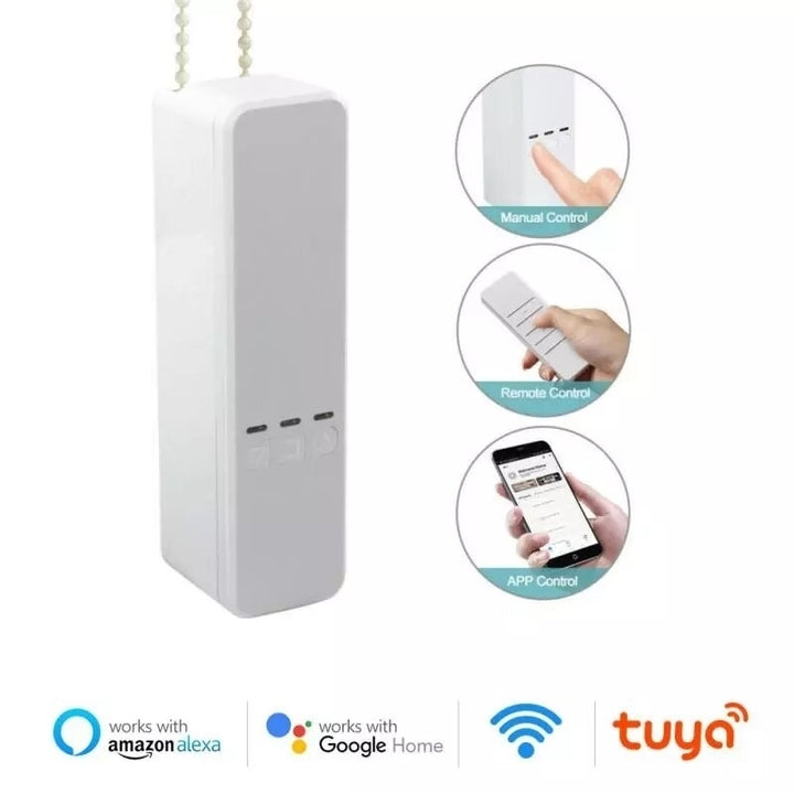 Plug Smart Motorized Chain Roller Blinds Tuya WiFi Remote Voice Control Shade Shutter Drive Motor Work With Alexa,Google Image 5