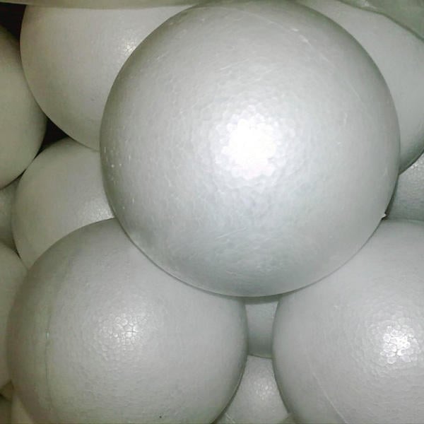 Polystyrene Ball Solid Sphere Halves Craft Party Decoration Wedding Image 4