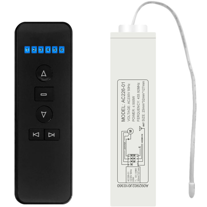 Remote Control Switch And AC226 Receiver Set Compatible Broadlink Remote Control Set For Smart Home DIY Motorized Blinds Image 1