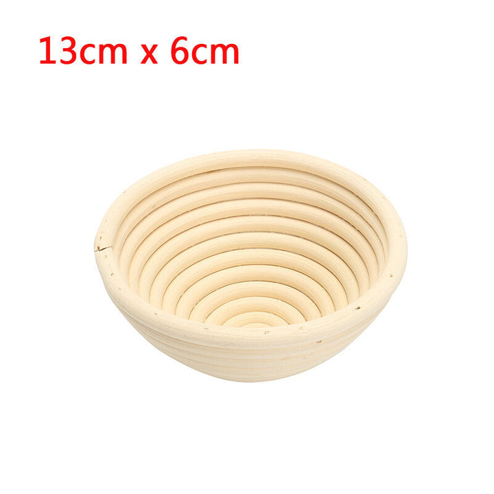 Round Banneton Brotform Rattan Basket Bread Dough Proofing Rising Loaf Proving 4 Sizes Image 8